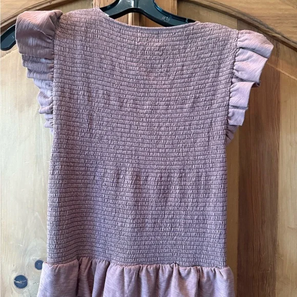 Nation LTD - Fabienne Fused Ruffle Dress in Mojave Sz:Small - Picture 11 of 14